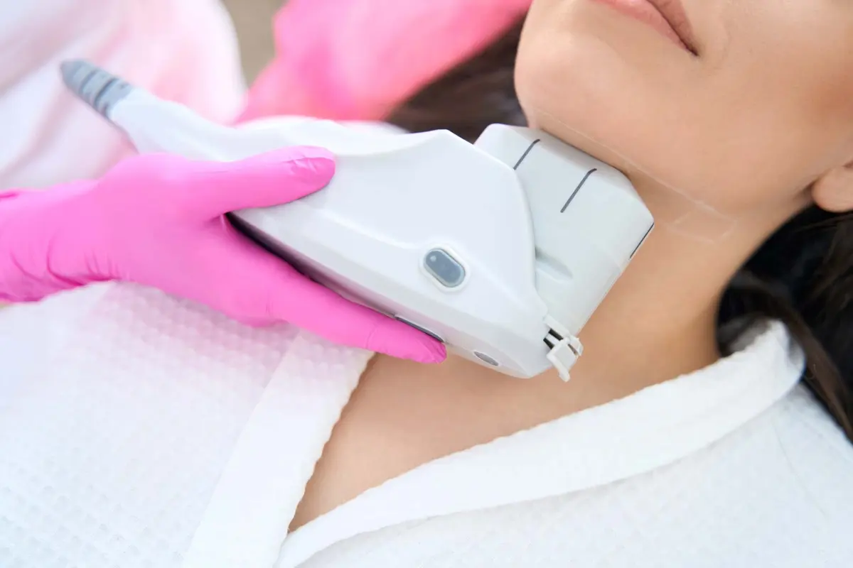 HIFU skin tightening procedure at Inga's Secrets Aesthetics Northampton