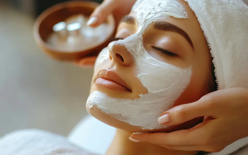 Client relaxing during a face and body treatment at Inga's Secrets Aesthetics Northampton