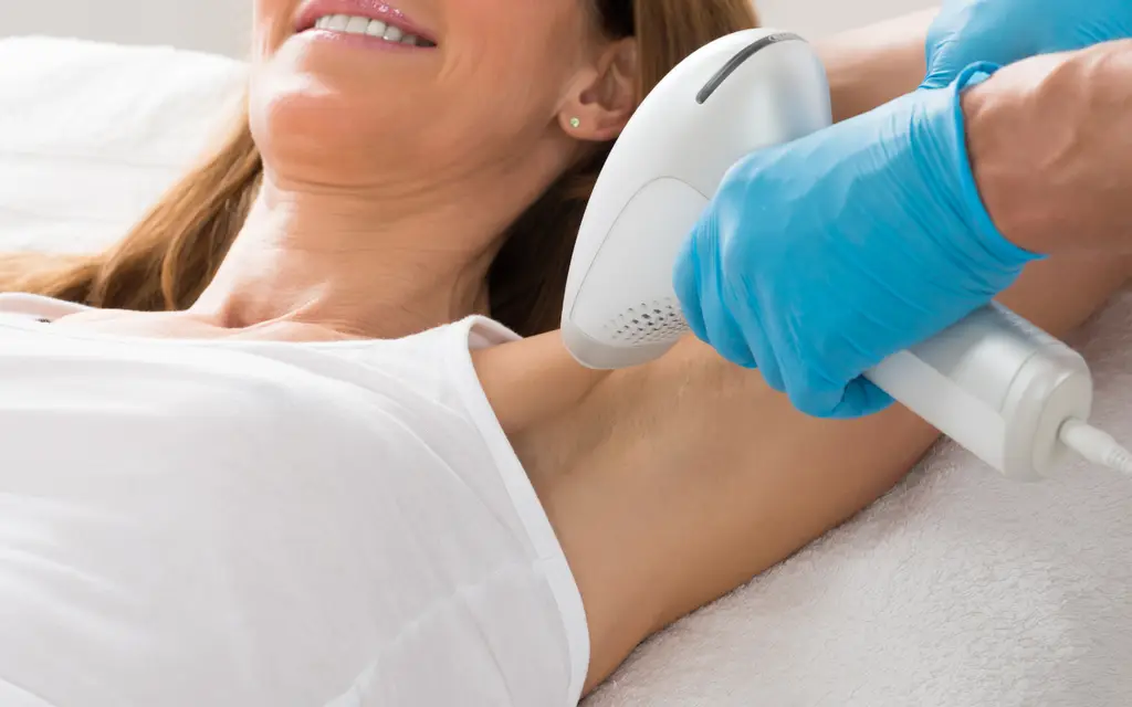 Laser hair removal on the underarm at Inga's Secrets Aesthetics Northampton