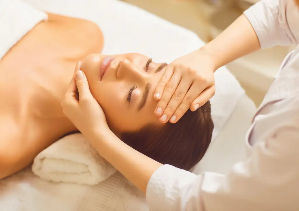 Relaxing facial treatment at Inga's Secrets Aesthetics & Laser Clinic Northampton